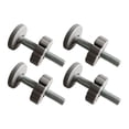 thumbnail image 1 of Milaget 4 Pcs Barrière de Sécurité Tige Filetée Pièces de Boulon pour Rampe d'Escalier Intérieur Gris, 1 of 9