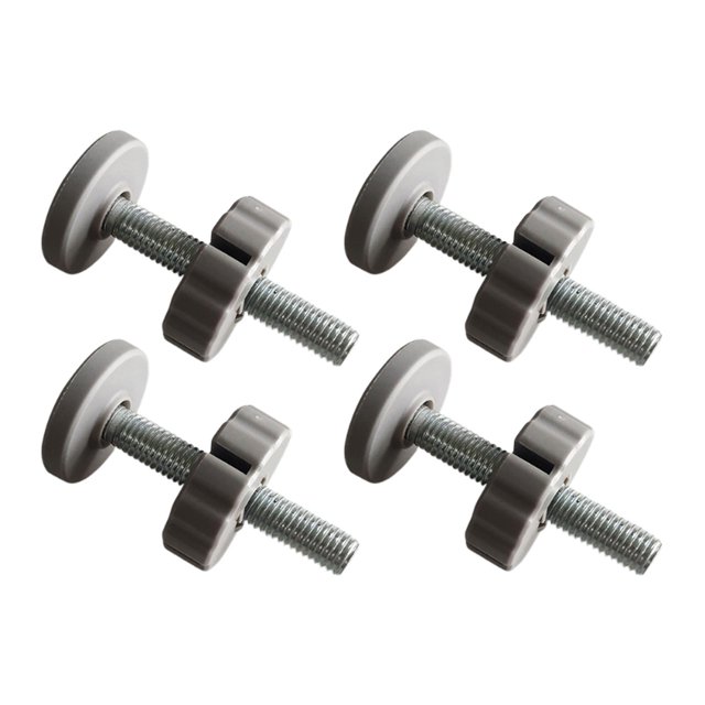 Milaget 4 Pcs Barrière de Sécurité Tige Filetée Pièces de Boulon pour Rampe d'Escalier Intérieur Gris