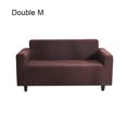thumbnail image 2 of Solid Color Sofa Cover Elastic Couch Dust-proof Anti-slide Slipcover 1/2/3/4 Seater Covers Protector Full Coverage Coffee M, 2 of 9