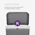 thumbnail image 2 of Simplehuman Code K Custom Fit Drawstring Trash Bags, 200 Count, 35-45 Liter / 9.3-12 Gallon, White, 2 of 4