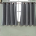 thumbnail image 2 of 2PC Insulated Foam Lined Heavy Thick Grommet Window Curtain Panels, 2 of 2