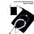 thumbnail image 1 of Mode 8MM Bracelets Assortis Réglable Noir Mat Bouddha Perles Diffuseur Bracelet Exquis Femmes Accessoires Cadeaux pour Hommes Malachite, 1 of 9