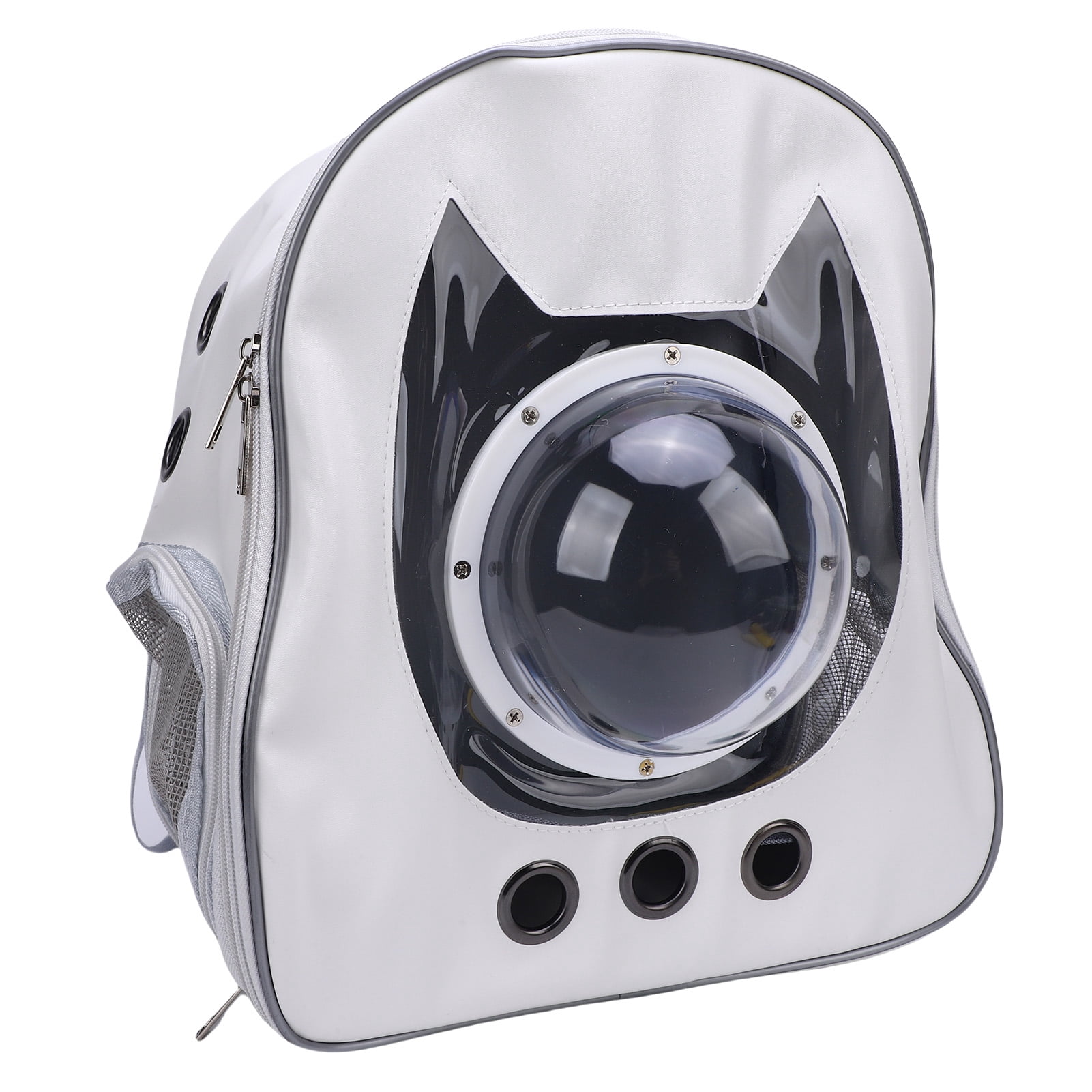 Fat Cat Backpack Carrier, Large Space Transparent Window Cat Travel Backpack Carrier Breathable Pet Travel Carrier Travel Carrier Backpack for Outdoor Camping HikingAirline