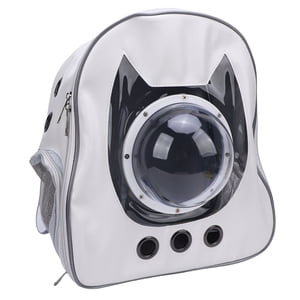 Fat Cat Backpack Carrier, Large Space Transparent Window Cat Travel Backpack Carrier Breathable Pet Travel Carrier Travel Carrier Backpack for Outdoor Camping HikingAirline