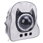 Fat Cat Backpack Carrier, Large Space Transparent Window Cat Travel Backpack Carrier Breathable Pet Travel Carrier Travel Carrier Backpack for Outdoor Camping HikingAirline