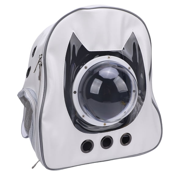 Fat Cat Backpack Carrier, Large Space Transparent Window Cat Travel Backpack Carrier Breathable Pet Travel Carrier Travel Carrier Backpack for Outdoor Camping HikingAirline