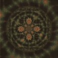 thumbnail image 1 of Ahgly Company Machine Washable Indoor Square Transitional Dark Brown Area Rugs, 7' Square, 1 of 7