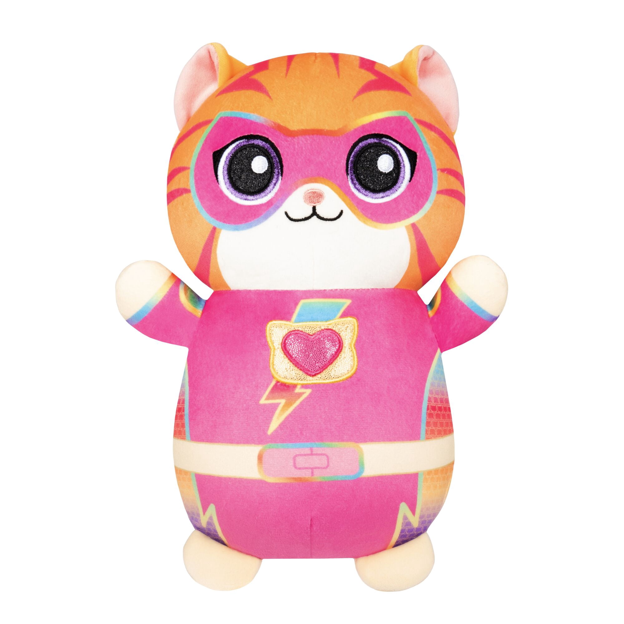 HugMees Squishmallows Ginny SuperKitties 10 pouces
