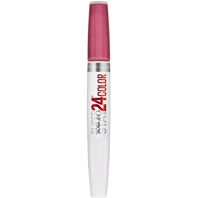 Maybelline New York Superstay Rouge à Lèvres Couleur Vin Éternel, Double Extrémité avec Couleur de Lèvres Liquide Rose Foncé et Baume Ultra-Conditionnant Blanc, Offrant une Tenue Longue de 24 Heures Sans Décoloration Ni Transfert, Convient pour un Port Toute la Journée.