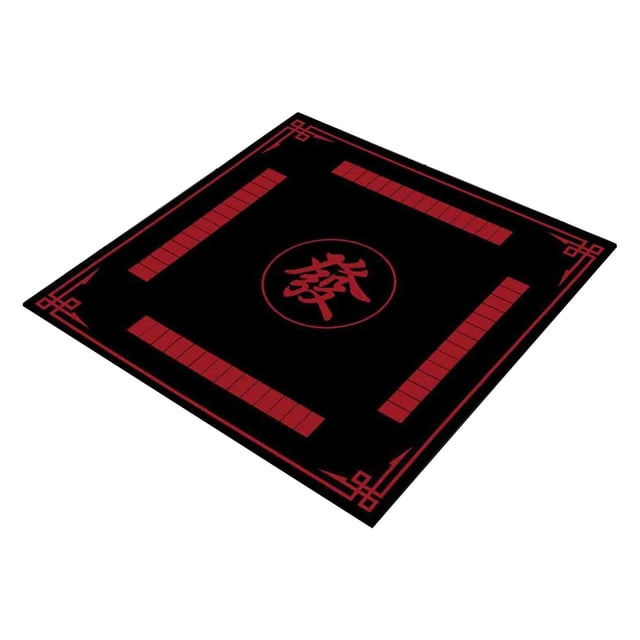 Poker Table Top Mahjong Mat Reduction Mahjongg Table Mat Mahjong Accessories Tablecloth Game Poker Domino Game Game Mat for Card Board and Tile Games 70X70Cm Board Game Table