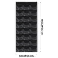 thumbnail image 3 of Renjiang 24 Large Clear Pockets Over The Door Hat Rack for Baseball Caps Hat Organizer for Wall To Protect Cap Holder Display Hats Storage Clothing Storage Organizer, 3 of 5