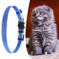 thumbnail image 3 of CBFFDC Collier pour Animaux Confortable Réfléchissant Réglable Collier pour Animaux Facile à Porter Boucle Élastique Anti-Étouffement pour Chatons et Chiots Fournitures pour Animaux, 3 of 7