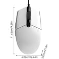 thumbnail image 3 of Souris de Jeu Filaire 2e Gén. 8000 DPI LIGHTSYNC RVB 6 Boutons Programmables, Mappage de l'Écran Mémoire, Compatible PC/ordinateur Portable, 3 of 5