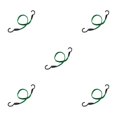 thumbnail image 2 of ZheElen 1/2/3/5 Durable Luggage Rope - Secure And Weather-resistant For Travel Easy Installation Straps With Hook green black 65cm 5PCS, 2 of 6