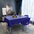 thumbnail image 2 of ORUYROP Vinyl Tablecloth - 100% Waterproof Oil-Proof Spill-Proof PVC - Wipeable Thick Rectangle Tablecloth Cover - 52 x 70 inch - Royal Blue, 2 of 7