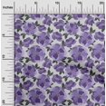 thumbnail image 2 of oneOone Velours Violet Tissu Floral Rétro Matière de Robe Tissu Imprimé Tissu au Mètre 58 Pouces de Large, 2 of 5