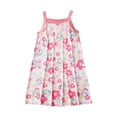 thumbnail image 1 of Zwiiyzr 2025 Robe de Nuit Douce pour Fille 3-10 Ans Sans Manches à Bretelles Spaghetti Pyjama Robe pour Enfants Tenue de Nuit Rose, 1 of 1