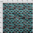 thumbnail image 3 of oneOone Silk Tabby Turquoise Blue Fabric Geometric Fabric For Sewing Printed Craft Fabric By The Yard 42 Inch Wide, 3 of 5