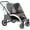 Dark Grey, variant on PawHut Pet Stroller Dog Stroller for Small to Large Cats, Black