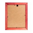thumbnail image 3 of Rustic Wooden Poster Picture Frame 16x20 In | 41x51 cm - Natural Solid Eco Distressed Wood for Wall Mounting Photo Frame, Red, 3 of 6