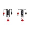 thumbnail image 1 of Ruiboury Compact Automatic Submersible Thermostat Heat Rod Water Aquarium Fish Tank Heater Heating Performance 15W 2Set, 1 of 1