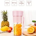 thumbnail image 2 of 270mL Portable Juicer Electric Mixer Cup USB Rechargeable Mini Smoothie Blender Shakes Handheld Fruit Vegetable Machine Milkshake Juicer Cup for Outdoor Travel Office Home Baby Food Personal Used, 2 of 8