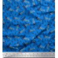 thumbnail image 1 of Soimoi Polyester Crepe Fabric Notes,Piano & Guitar Musical Instrument Print Fabric by The Yard 42 Inch Wide, 1 of 3