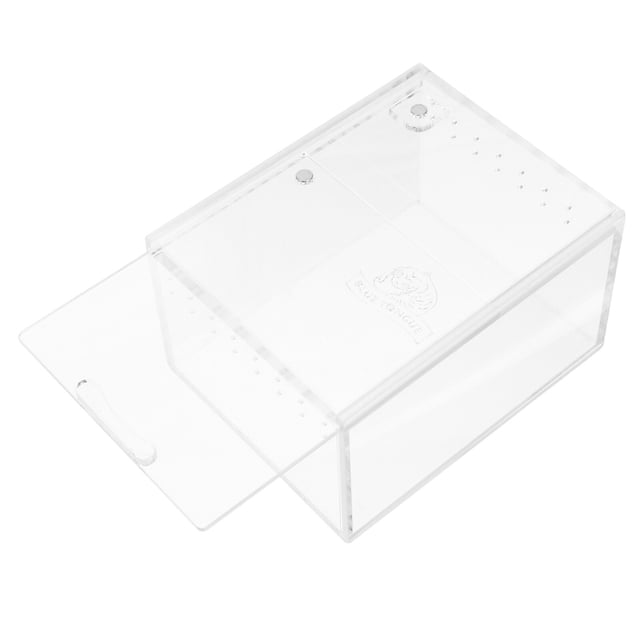 Miangastore Acrylic Reptile Box Terrarium Transparent Pet Reptile Breeding Case Container