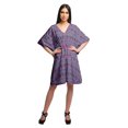 thumbnail image 4 of Moomaya Robe Courte de Caftan de Plage, Robe de Couverture Imprimée, Kaftan pour Femmes, Tenue de Plage, Couverture, 4 of 4