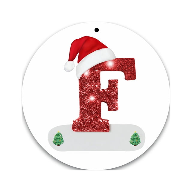 EGNMCR Christmas Decorations, Christmas Gifts Christmas Alphabet Decorations Personalized For Gift Christmas Tree Hanging Ornament DIY Decorations Wooden listing