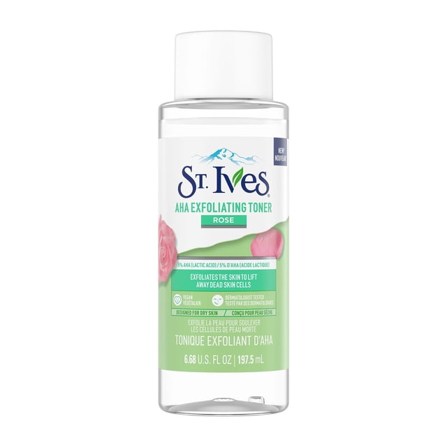 St. Ives Rose AHA Exfoliating Toner 197.5mL