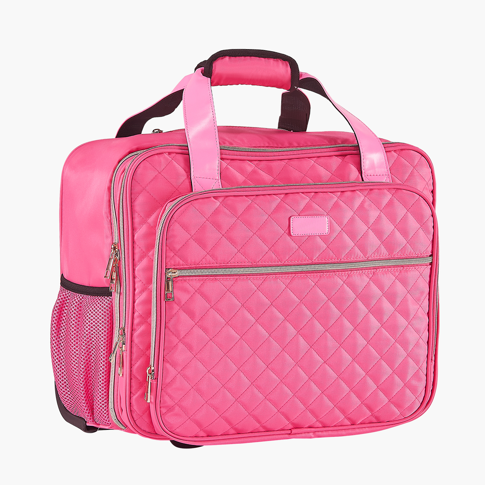 KFFKFF Rolling Laptop Bag, compatible With Laptops up to 17.3 Inches, Rolling Briefcase, Tote Bag