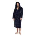 thumbnail image 1 of VULCANODON Mens Robe with Hood, Fleece Bathrobe Plush Robes for Men, 1 of 4