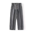 thumbnail image 2 of B91xZ Jeans pour Hommes Skinny Pantalon en Denim Extensible pour Hommes Coupe Droite, GY2 L, 2 of 4
