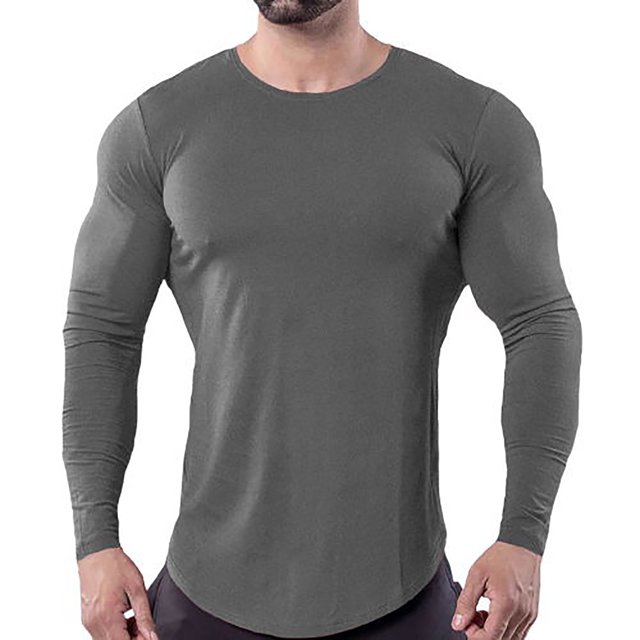 CEHVOM T-shirt D\'entraînement Physique à Col Rond pour Hommes