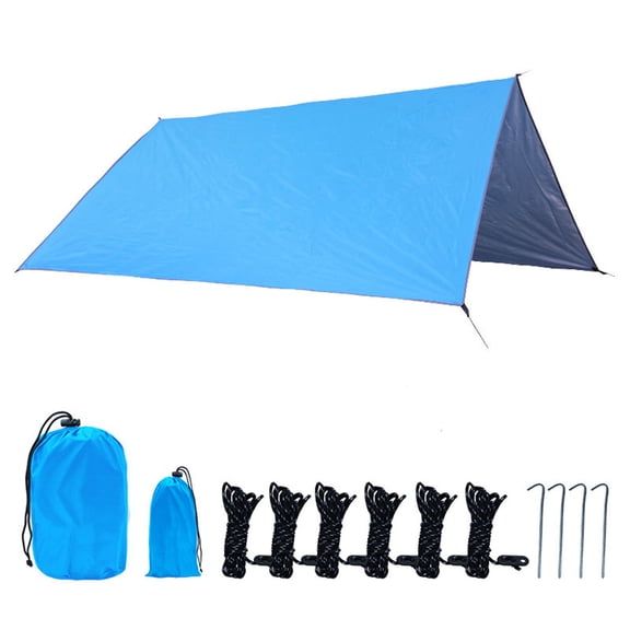 Birdeem Lumières de Corde Extérieures, Tente de Plage Installation Facile, Lumière Extérieure et Imperméable Pare-Soleil Tente de Plage, Rideaux Lumineux Extérieurs, Tentes d'Ombrage pour Extérieur, Lumières de Tente pour Camping