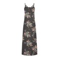 thumbnail image 5 of Pompotops Robes d'Été pour Femmes Décontractées Boho Imprimées à Bretelles Anneau Plage Longue Robe Maxi avec Poches, 5 of 5