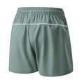 thumbnail image 4 of Styesk Mens Shorts Men Leisure Fashion Solid Color Loose And Comfortable Motion Straight-leg Work Clothes Shorts, 4 of 4