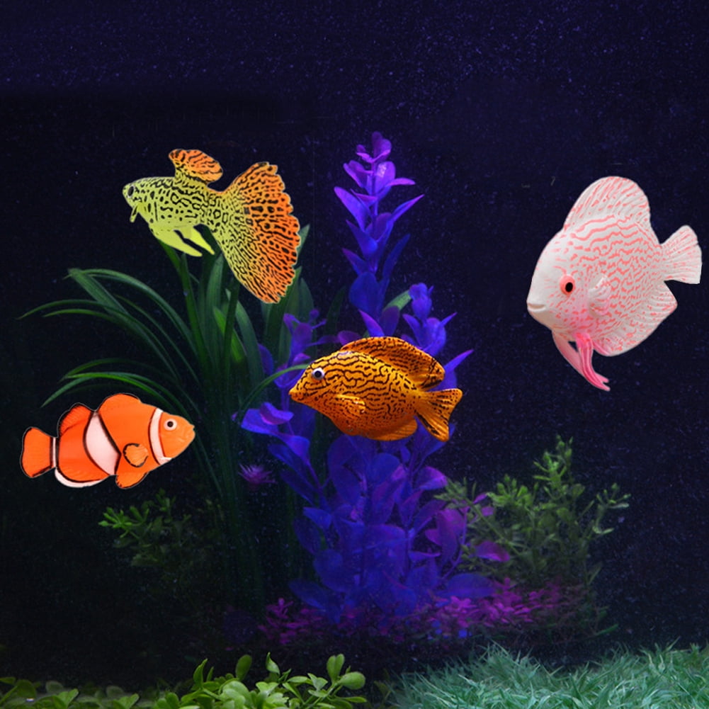 Luminous Aquarium Luminous Fish, Aquarium Artificial Fish, Fake Fish Fish Tank Decoration For Fish Tank Aquarium