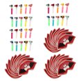 thumbnail image 3 of 30 Pcs Sifflets en Plastique Dessin Animé Cheerleading Sifflets Fête d'Anniversaire Sifflets, 3 of 8