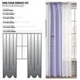 thumbnail image 4 of Your Zone 4 Piece Window Curtains Panel Set, 27.5" x 84" Gray Camo, 4 of 7