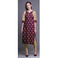thumbnail image 2 of Bimba Robe Kurti Longue en Coton Imprimé Tunique Droite Robes pour Femmes Haut Indien-Petit, 2 of 6