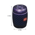 thumbnail image 2 of Portable Bluetooth Speakers with Subwoofer Led Colorful Wireless 5.0 Bluetooth Speaker Dual Speaker Subwoofer High Volume Hifi Sound 32G Extended Storage, 2 of 9