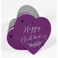 thumbnail image 3 of Inkdotpot Real Silver Foil Happy Birthday Tag Favor Hang Paper Tag 100 Pieces, 3 of 6