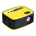 thumbnail image 2 of EGNMCR Projector T20 Mini Portable Pocket Home Cinema 1080P LED Home Media Video Player Movie Projector - Projector 3D HD 1080P LED Cinema AV USB a Projector, 2 of 9