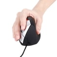 thumbnail image 3 of CACAGOO Vertical Wired Mouse Ergonomic Optical 3 Key Gaming Office Mouse for PC /Laptop Black, 3 of 7