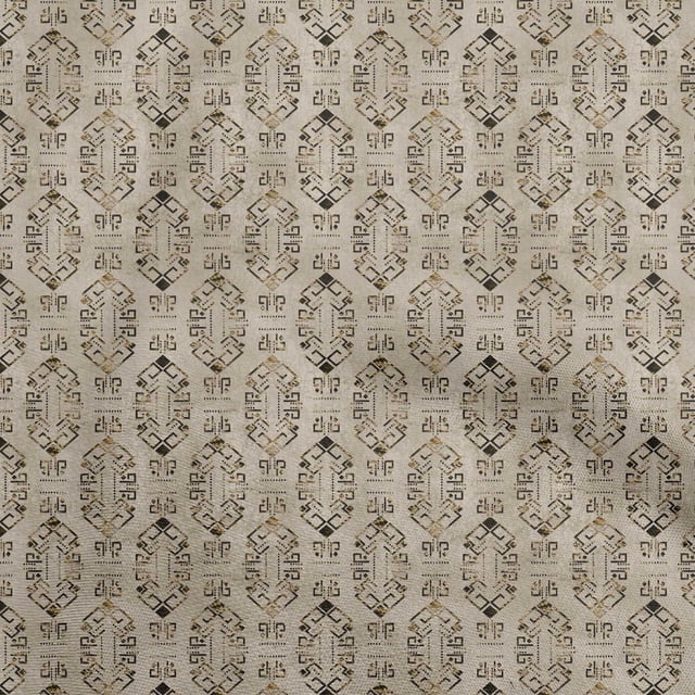 oneOone Polyester Spandex Light Brown Fabric Abstract Sewing Craft Projects Fabric Prints By Yard 56 Inch Wide