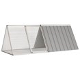 thumbnail image 1 of vidaXL Rabbit Cage Grey 201.5x80.5x71 cm Galvanised Steel, 1 of 4