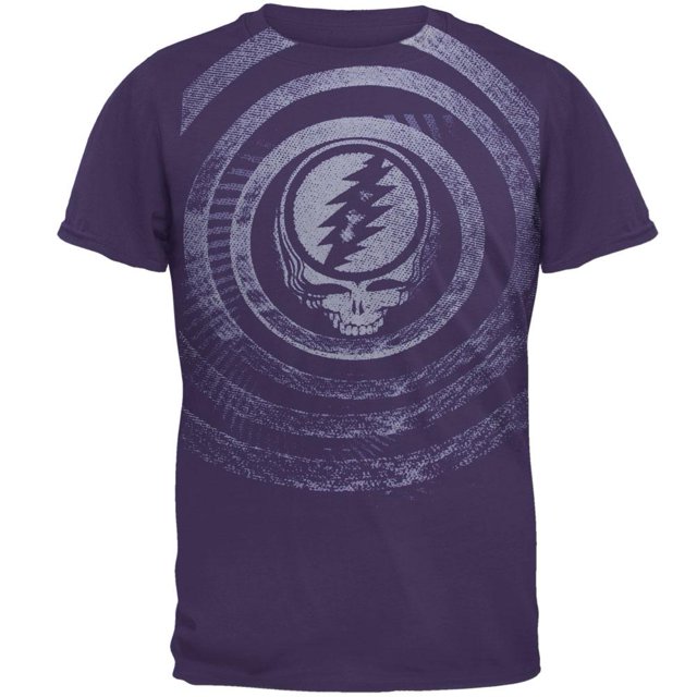 Grateful Dead - T-Shirt Doux pour Hommes « Steal Your Face Target »