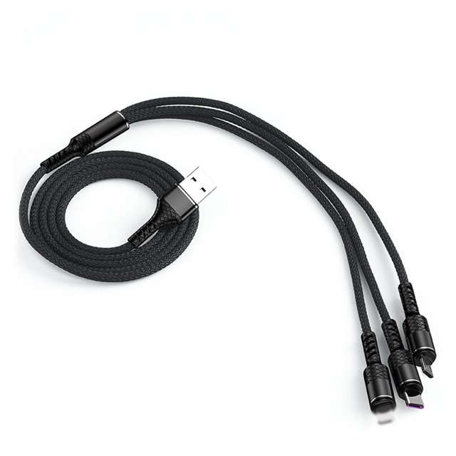 Yeacher 3-IN-1 USB Charging Cable Multi Line Type C Micro USB Connector Replacement for Charging Cable